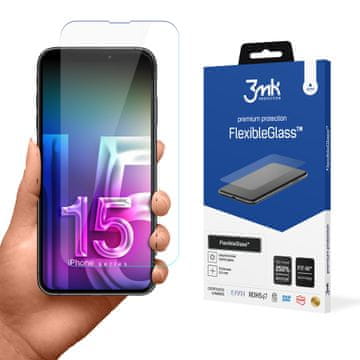 3MK Fleksibilno kaljeno staklo za iPhone 15 Pro Max