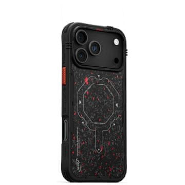 Vektor maska za iPhone 17 Pro Max s magnetskim punjenjem, crna