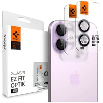 Spigen Spigen Optik Pro Glas.tr Ez Fit Zaštitna Futrola Za Kameru Za Iphone 17 16 16 Plus 2 Kom