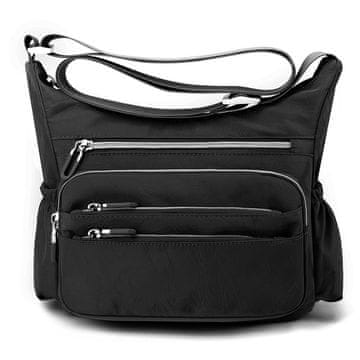 Dollcini Ženska crossbody torbica od najlona crna vodootporna
