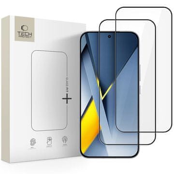 Tech-protect Tech-Protect Kaljeno Staklo Glass Fit+ Pakiranje Od 2 Komada Za Xiaomi Poco F8 Mat