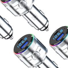 3MK Hiper Auto Predajnik 48W QC PD PPS USB 1C1A Srebrni