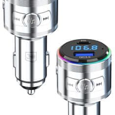 3MK Hiper Auto Predajnik 48W QC PD PPS USB 1C1A Srebrni