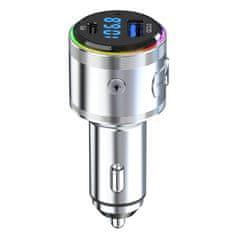 3MK Hiper Auto Predajnik 48W QC PD PPS USB 1C1A Srebrni
