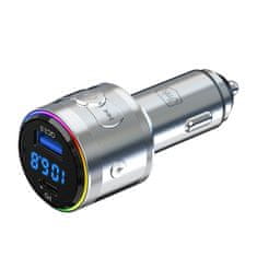 3MK Hiper Auto Predajnik 48W QC PD PPS USB 1C1A Srebrni