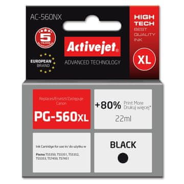 ActiveJet tinta za Canon PG-560XL novi AC-560NX crna