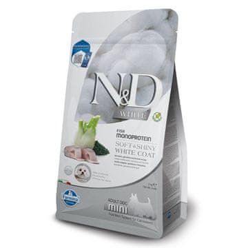Farmina N&D brancin spirulina&fenel adult min 2kg