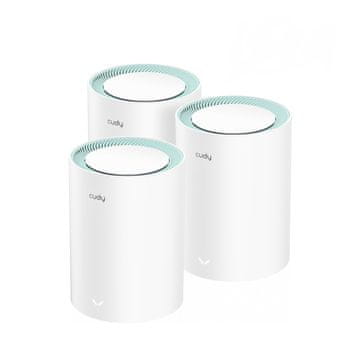 Cudy Cudy M1300 Mesh Wi-Fi sustav, dvopojasni Wi-Fi 5, bijeli (3 komada)