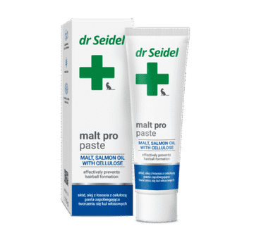 Dr. Seidel Malt PRO pasta za izlučivanje kuglica dlake, 115 g
