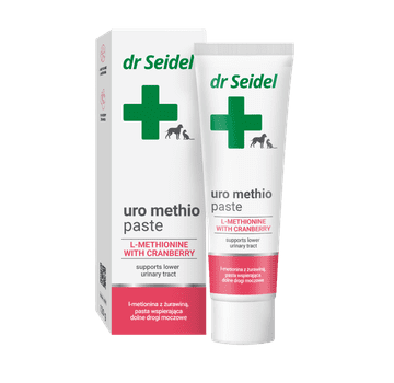 Dr. Seidel Uro Methio pasta za podporu donjeg mokraćnog sustava kod pasa i mačaka, 120 g