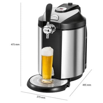slomart Clatronic BZ 3740 dozator za hladna pića, nehrđajući čelik