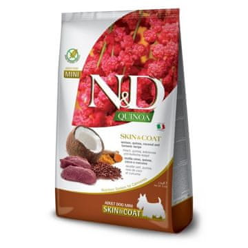 Farmina N&D kvinoja za pse, kožu i dlaku, divljač i kakao 2,5 kg