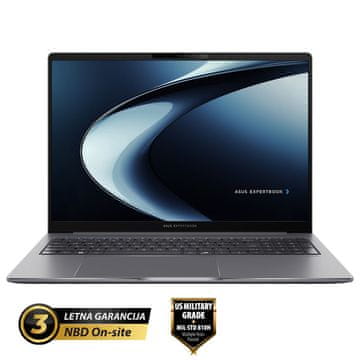 ASUS ExpertBook P3 prijenosno računalo, Ryzen AI 5 330, 16 GB, SSD 1 TB, W11H, sivo (90NX0981-M00AW0)