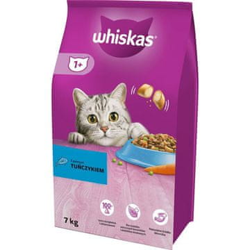 Whiskas Suha hrana za mačke s tunom 7 kg