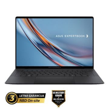 ASUS ExpertBook Ultra prijenosno računalo + torba i LAN adapter, Core Ultra X7, 32GB, SSD 1TB, W11P, crno (90NX09J2-M01760)