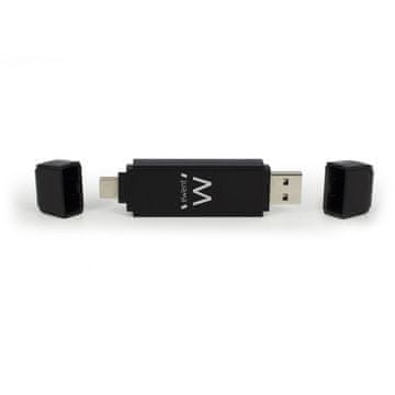 Ewent USB 3.0, USB-C i USB-A čitač kartica, EW1075