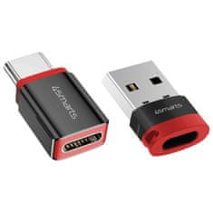 4smarts 4Smarts Adapter Za Blokiranje Podataka Usb-C Na Usb-A/Usb-C Za Zaštitu Podataka 2