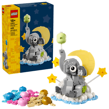LEGO Iconic Mali slonić na nebu 40814