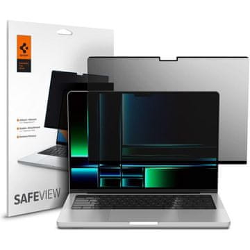 Spigen Spigen Sigurna Zaštitna Folijica Za Privatnost Za Macbook Pro 14 M1 M2 2021 2022 2023