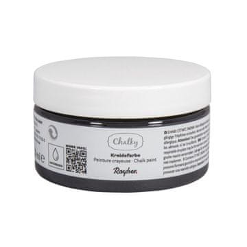 Rayher.	 Kredna boja Chalky 100 ml; ugljeno crna