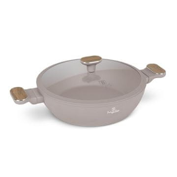 Berlingerhaus Duboka tava s titanskom površinom i poklopcem BH-8337 28 cm Taupe Nordic Collection