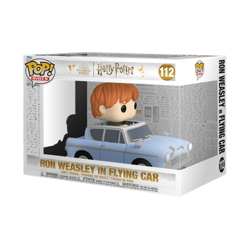Funko POP RIDE SUP DLX: HARRY POTTER COS 20TH – RON WEASLEY U LETEĆEM AUTOMOBILU