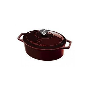 Berlingerhaus Tava BH-6499 lijevano željezo s poklopcem 30 cm bordo linija