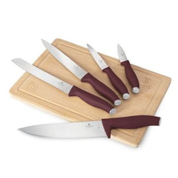 Berlingerhaus Set noževa BH-2965 with cutting board 6 pcs Leonardo Collection