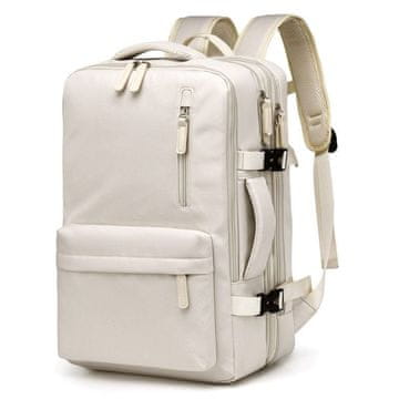 eCarla Vodootporni ruksak za kabinu 44x30x16/26 cm – bež