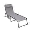 King Camp Sklopiva ležaljka za sunčanje KING CAMP Magnolia B40 - 190 x 59 cm - siva