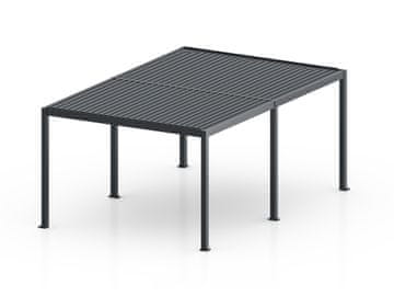 Bellano Living Bioklimatska Pergola Bellano S25, 4x6; tamno siva, samostojeća