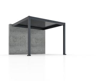 Bellano Living Bioklimatska Pergola Bellano S25, 3x3; tamno siva, zidna