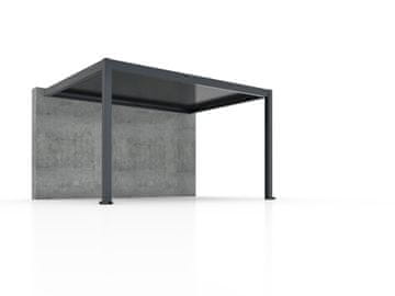Bellano Living Bioklimatska Pergola Bellano S25, 3x4; tamno siva, zidna