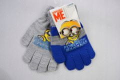Eplusm 2-pak dječje pletene petoprste rukavice Minionki D095W