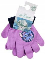 Eplusm Rukavice s pet prstiju dječje, pletivo, Lilo i Stitch D095l