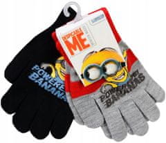 Eplusm Set rukavica s pet prstiju za djecu, pleteni, Minionki D095U