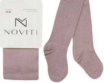 Hulahopke od pamuka, deblje, glatke, boja vrijeska, Noviti 116/122 N005M
