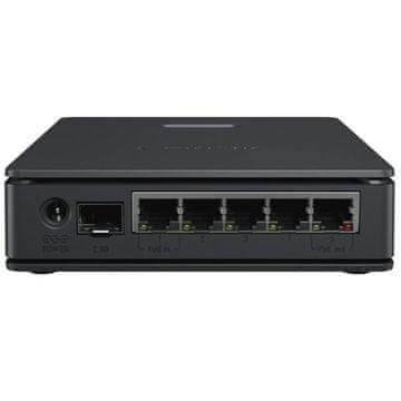 Mikrotik hAP ax S E62IUGS-2AXD5AXT dvopojasni Wi-Fi 6 PoE 5-portni Gigabit 1x 2.5G SFP bežični pristupnik