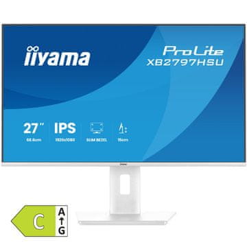 iiyama ProLite XB2797HSU-W1 68,5cm (27") FHD IPS 120Hz HDMI/DP/RJ-45/USB HUB zvučnici bijeli monitor
