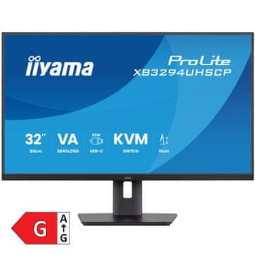 iiyama ProLite XB3294UHSCP-B1 80cm (31,5") UHD 4K VA HDMI/DP/USB-C zvučnici monitor