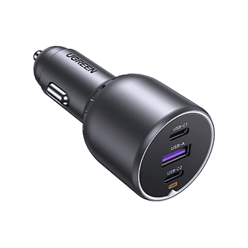 Ugreen 130W automobilski punjač s 3 priključka