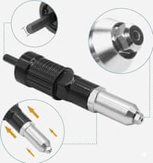 Vixson Nastavak za zakivanje za bušilicu, adapter za pop zakovice, legirani čelik, brza i jednostavna montaža | RIVETY