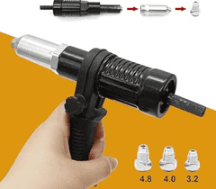 Vixson Nastavak za zakivanje za bušilicu, adapter za pop zakovice, legirani čelik, brza i jednostavna montaža | RIVETY