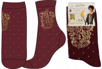 Eplusm Harry Potter dječje čarape bajkovite tamnocrvene 27/30 D041K