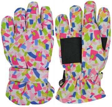 YOCLUB Zimske rukavice za djevojčice snijeg ortalion 14cm 98/116 N026G
