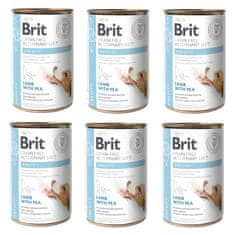 Brit Grain Free Vet Diets Dog Obesity Lamb & Peas - mokra hrana za pse - 6x400 g