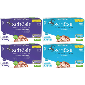 Schesir M-pak mokra hrana za mačke mješavina okusa 24 x 50 g