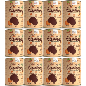 Syta Micha Mokra hrana za pse, puna zdjela, puretina s povrćem, junior, 12 x 400 g