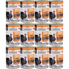 Wiejska Zagroda Mokra hrana za štence Monoprotein Turkey 12x400g