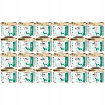 4VETS Natural Hepatic Dog - mokra hrana za pse - 24 x 185 g